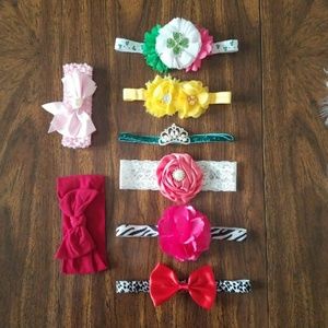 Clearance! Lot Of 8 Headbands